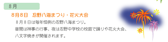 ８月８日忍野八海まつり・花火大会